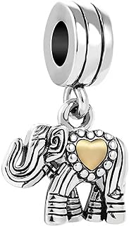 TGLS Lucky Elephant Animal Charm Compatible With Pandora Charms Bracelets