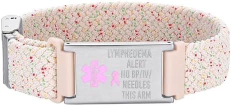 Comfortable Medical Alert Bracelets for Men Women kids Adjustable Elastic medical id Bracelets