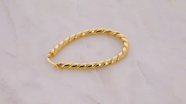 Twist Earrings - Gold Twisted Hoop Earrings & Thick Silver Hoop Earrings for Women - Big Chunky Gold Statement Earrings