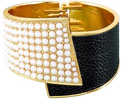 ELABEST Stylish Rhinestone Bracelet Cuff Bracelets Stretch Bracelets Sparkly Hand Chain Wedding Parties Jewelry Accessories for Women and Girls