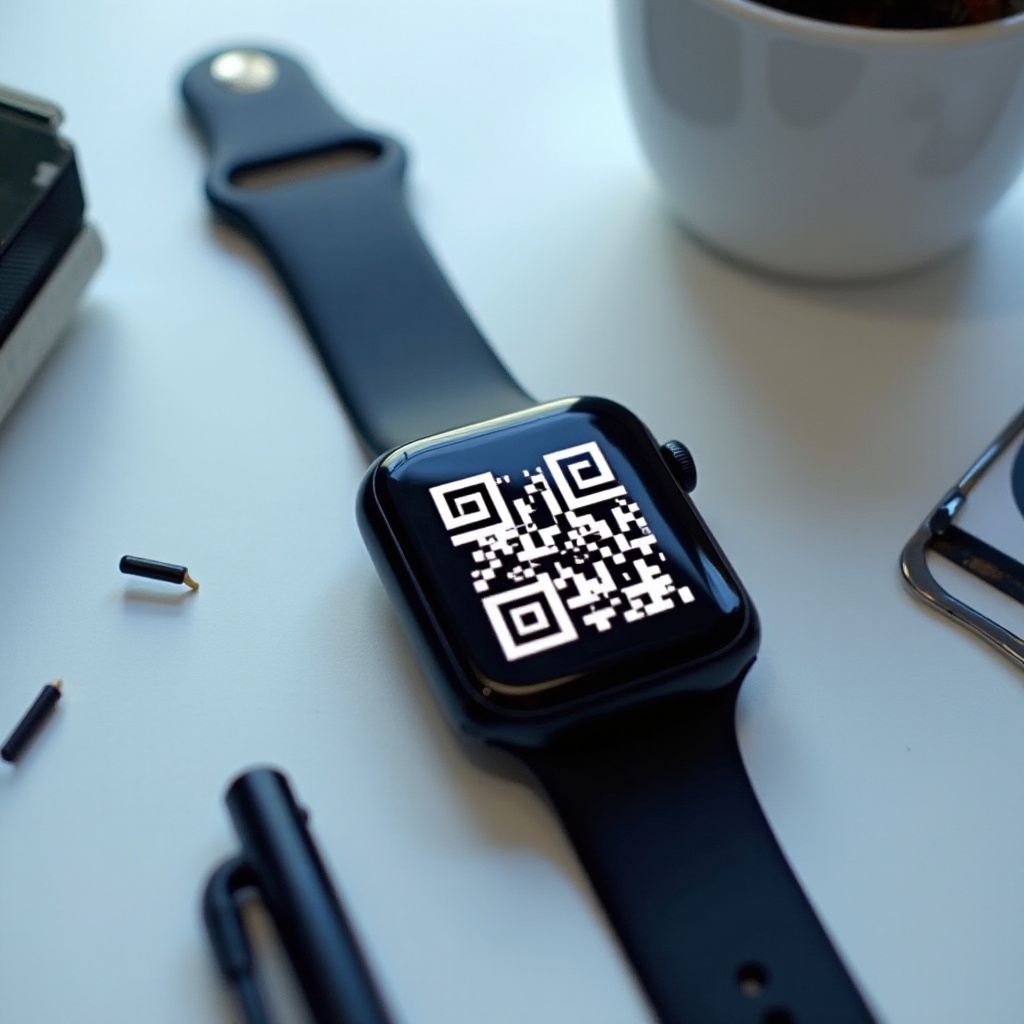 cómo encontrar el código qr de mi smartwatch