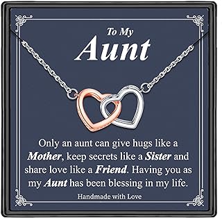 Cubic Zirconia Aunt Charm Bracelet with Lobster Clasp, Cable Chain - Unique Mother's Day/Birthday Gifts for Mothers, Daughters, Grandmothers, Granddaughters, Sisters, Best Friends, Aunts, Nieces