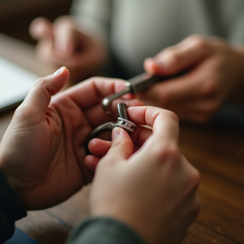 ringe kleiner machen
