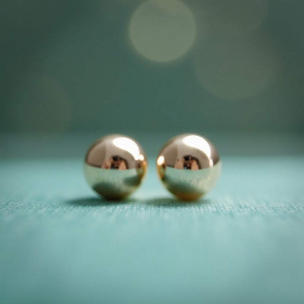 Boucles d'Oreilles Boule de Tiffany : Élégance Intemporelle
