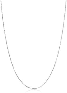 Kooljewelry Sterling Silver or Yellow Gold and Sterling Silver Rope Chain Necklace For Women (1.1 mm, 1.5 mm, 1.8 mm or 2.4 mm - Sizes from 14 to 30 inches long)