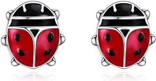 Charming Animal Stud Earrings in 925 Sterling Silver with Push Back Design for Women and Girls