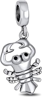 Nautical Travel Honeymoon Beach Tropical Vacation Happy Sand Starfish Clam Shell Lobster Crab Bead Charm For Women Teen .925 Sterling Silver Fits European Bracelet