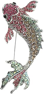 hat brooches metal brooch hat pin for fitted hat carp brooch hat brooch pin carp clothes lapel pin fish