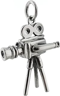 Sterling Silver Arts and Theater Charm Pendant Necklaces for Women