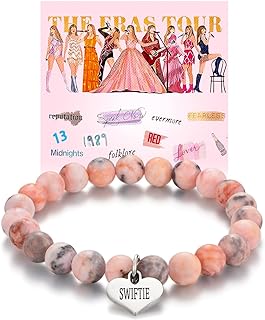 Amethyst Charm Bracelet with Stainless Steel Chain for Women and Teen Girls, Pink Love Pendant Design, Premium Natural Stone Jewelry