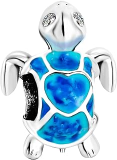 Cubic Zirconia Turtle Charm Bracelet, Copper Chain, Perfect Gift for Women, Girls, Sister, Daughter, Mum - Christmas or Birthday