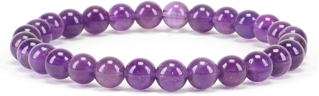 Cherry Tree Collection - Small, Medium, Large Sizes - Gemstone Beaded Bracelets For Women, Men, and Teens - 6mm Round Beads