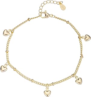 925 Sterling Silver Bracelets for Women Teen Girls, Love Heart Charm Chain Bracelet Bangle Fashion Jewelry Gifts