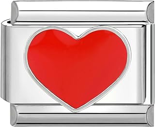 Paderison Italian Charm Bracelet 9mm Traditional Classic Type Italian Charms Modular Charms Bracelet Link Handmade Bracelet Fashion DIY Italian Charms Bracelet BD