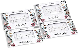 120 Bindi Dots Diamond Crystal Fake Nose Stud/Ear Stud Bindi Stickers Bindi Crystal