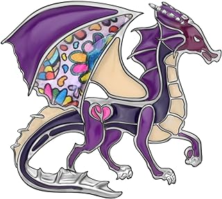 Enamel Dragon Gifts Cute Dragon Brooch Pins for Women Fashion Jewelry Charms