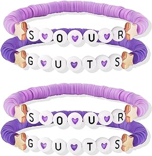 Beatles Charm Bracelet with Cord Chain and Buckle Clasp, Women's Butterfly Design Friendship Jewelry, No Gemstone, Unique Olivia Guts Fans Gift