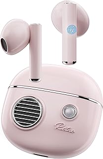 KOOGMOON Bluetooth 5.3 In-Ear Kopfhörer in Pink mit 3D Stereo HiFi Sound und ENC Anrufgeräuschunterdrückung, kompaktes Design für Erwachsene, ideal für Musik, Sport und Reisen