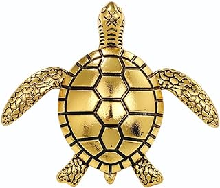 Sea Turtle Brooch Pin for Women Men Long Life Animal Tortoise Pin Marine Animal Lapel Pin Lovely Sea Animal Badges Vintage Metal Turtle Pin Clothing Jewelry