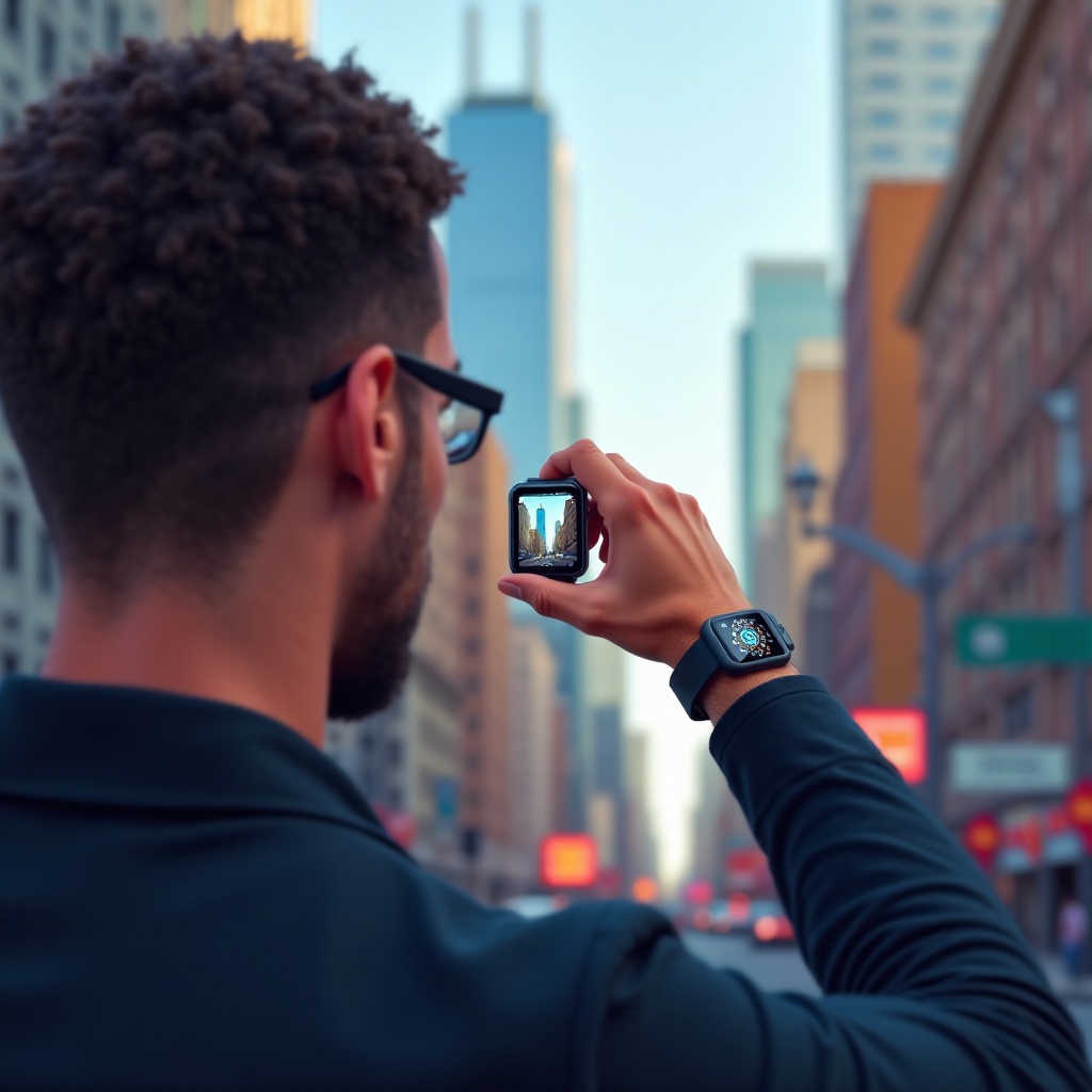 como tomar fotos con mi smartwatch