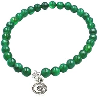 Agate Bead Chain Muslim Wedding Rings Bracelet, Sur309 with 33 Small 6mm Beads, Ideal for Men & Women - Spiritual and Stylish Gift