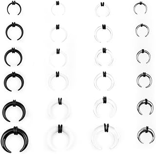 Linkning Ear Gauges Stretching Kit 14G-00G Acrylic Sprial Tapers Plugs Expander Sets Heart Tunnels Piering Jewelry Horeseshoes Taper For Ears