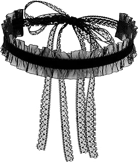 Sacina Gothic Black Choker, Black Choker for Women, Goth Choker Necklace, Vintage Choker, Victorian Choker, Halloween Christmas New Year Jewelry Gift For Women