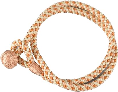 Red Japanese Kumihimo Silk Braided Bracelet for Men Women, Braided Double Bracelet, Handemade Kimono Bracelet, Gift for unisex (Beige)