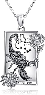 Sterling Silver Cable Chain, Egyptian Triple Moon Goddess Amulet Necklace – PROESS Spiritual Wiccan Jewelry Gifts for Women, Hypoallergenic – Ancient Design Pendant with No Gemstone