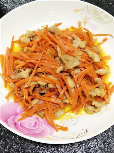 红萝卜炒肉怎么做