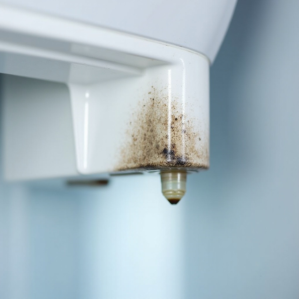 how to clean mold refrigerator water dispenser