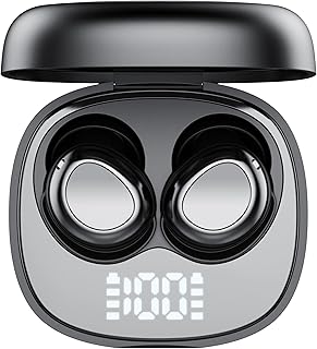 Doubc Écouteurs de Sommeil Intra-Auriculaires pour Dormir avec Bluetooth 5.4, 45h dAutonomie, Confort Ergonomique, et Étanchéité IP7. Idéal pour Voyage et Méditation