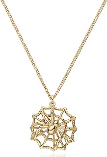 MEVECCO Gold Necklace for Women 18K Gold Plated Dainty Pendant Stereoscopic Snake Eagle Spider Scorpion Necklace Gold Jewelry Gift for Her