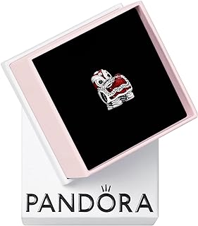 Pandora Chinese Lion Dance Charm - Compatible Moments Bracelets - Jewelry for Women - Gift for Women in Your Life - Made with Sterling Silver, Cubic Zirconia & Enamel