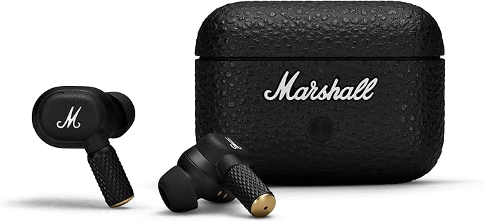 Marshall Motif II ANC True Wireless Bluetooth-Kopfhörer mit 30 Stunden Spielzeit und aktiver Geräuschunterdrückung – ideal für Musikliebhaber unterwegs