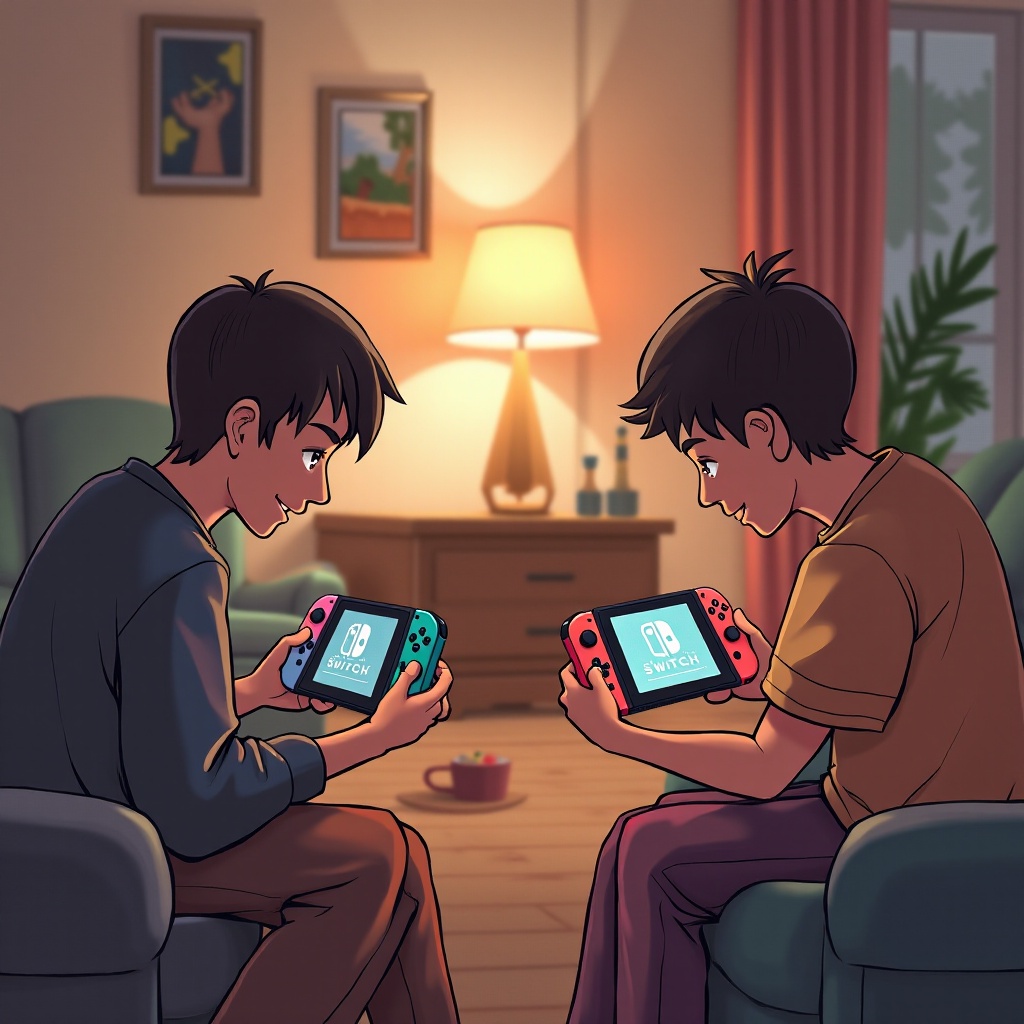jugar al mismo juego en dos switch