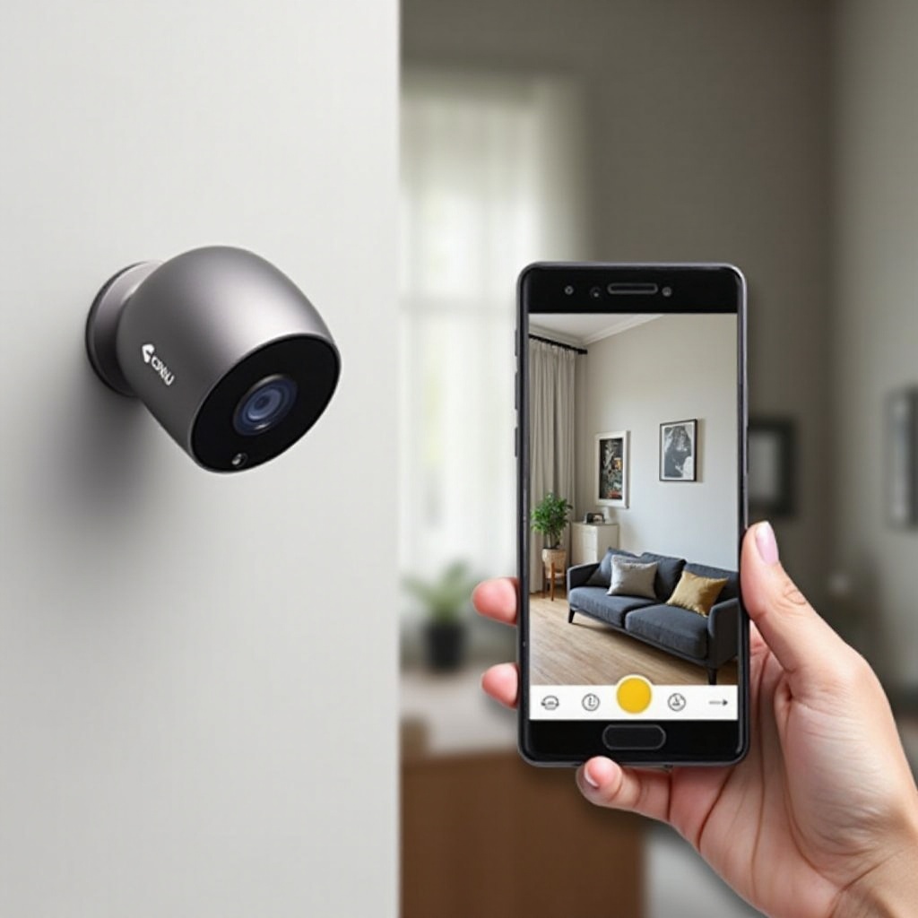 camera de surveillance connectée smartphone