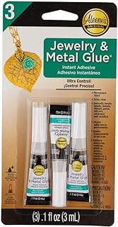 Craft County Bead Bracelet Glue for DIY Enthusiast - Instant Waterproof Adhesive Compatible with Glass, Ceramic, Plastic, Metal, and Stone - Versatile, Non-Drip Gel Form
