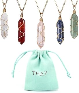 Lobster Clasp Hexagonal Crystal Necklace - Healing Energy Gemstone Collection for Men and Women - Rose Quartz, Green Aventurine, Amethyst Design