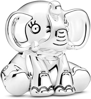 Pandora Ellie the Elephant Charm - Compatible Moments Bracelets - Jewelry for Women - Gift for Women in Your Life - Made with Sterling Silver