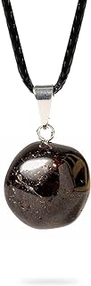 Garnet Healing Crystal Necklace – January Birthstone Pendant for Emotional and Spiritual Healing – Handcrafted with Ethically Sourced, Natural Garnet Stones for Women