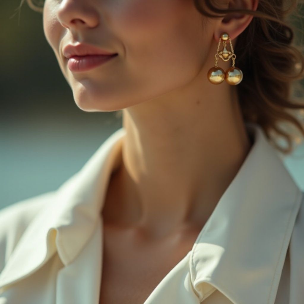 Tiffany-Ohrringe mit goldenen Kugeln: Stilvoller Schmuck für jeden Anlass