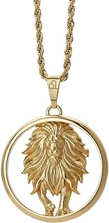 24k Gold-Dipped Zodiac Necklace With Star Sign Constellation Pendant