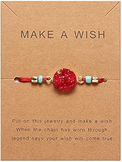 Unisex Red Braided Alloy Buckle Bracelet with Intricate Resin Stone Design - Adjustable Friendship Wristband for All Ages