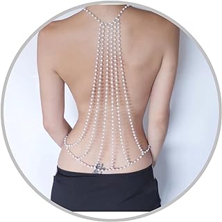 Copper Pearl Body Chain with Versatile Design for Women - A Simple Elegance for Beach, Wedding or Everyday Wear
