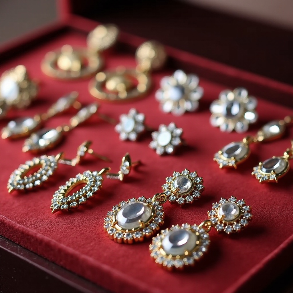 pendientes brillantes baratos