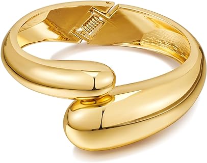 Gold Open Cuff Bracelet Opening Wide Wrist Cuff Bracelet Wide Gold Bangle Bracelet Open Bangles