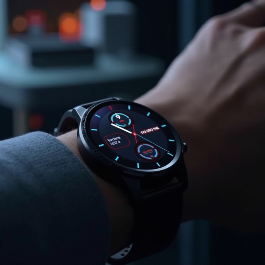 como cambiar la hora en smartwatch samsung