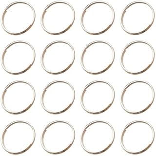 D DrNeeko 200Pcs Stainless Split Rings for Chandelier Crystals Garlands, Suncatchers, Crystal Bead Curtains, Crystal Strands, Necklaces, Keys, Earrings, Jewelry Making and Craft Project (11mm)