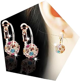 Magnetic Dangle Zinc Earrings with Push-Back Design - CSIYANJRY99 Halolux Lymphvity Germanium Style for Women - Health Benefit Fashion Jewelry